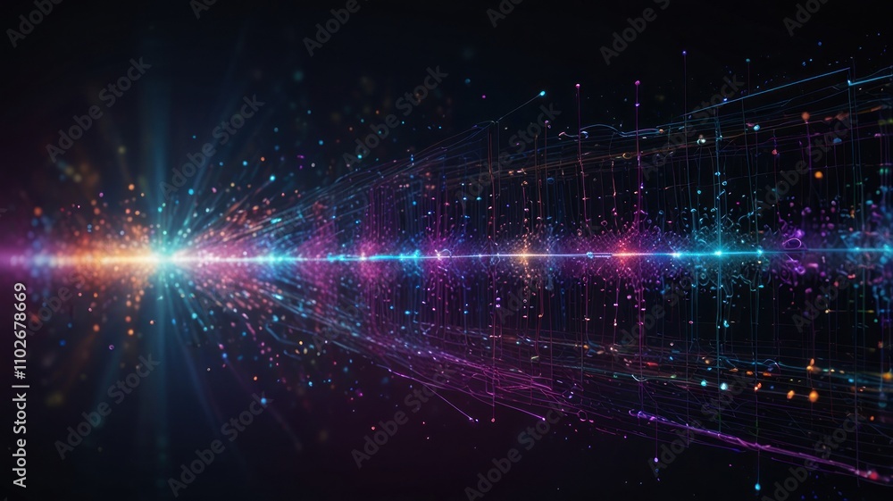 Obraz premium Nebula Network