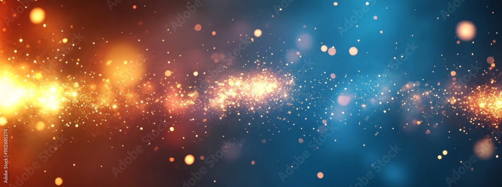 Vibrant Industrial Abstract Background with Glowing Sparks and Dynamic Energy Vibrant Industrial Abstract Background with Glowing Sparks and Dynamic Energy