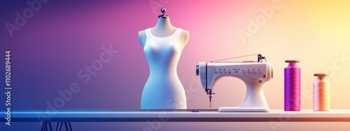 Apparel artistry: garment manufacturer, seamstress intricate process of clothing production, emphasizing precision and creativity in tailoring, fabric work for exceptional fashion pieces. photo