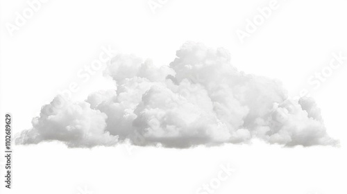 white clouds isolated on white or transparent png