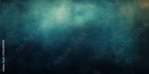 dark teal and green abstract digital painting textured background atmospheric calm mysterious ethereal soothing serene tranquil