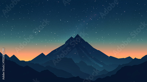 A stunning mountain and Milky Way nightscape, inspiring wonder and the vastness of the universe.