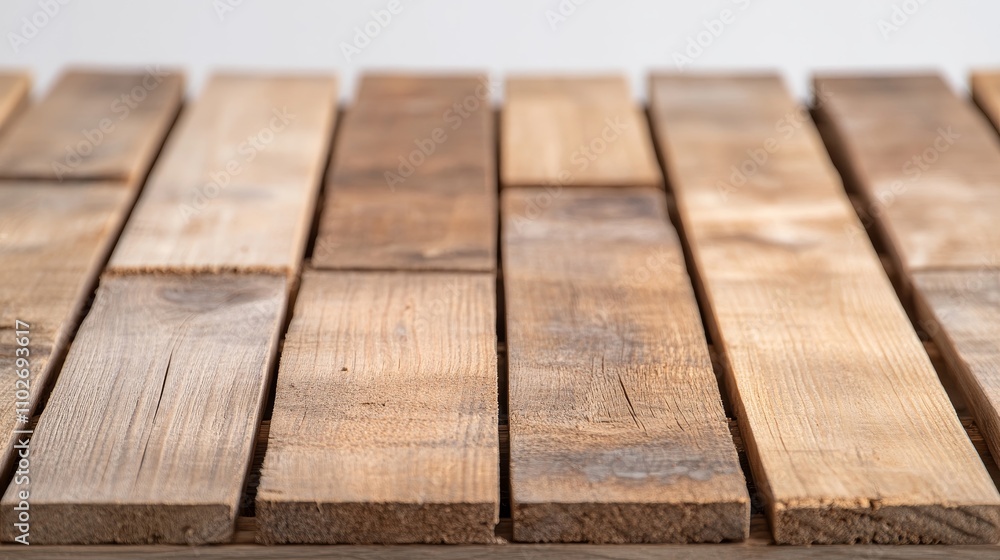 Wooden Planks on Table Surface for Rustic Decor Wooden Planks on Table Surface for Rustic Decor