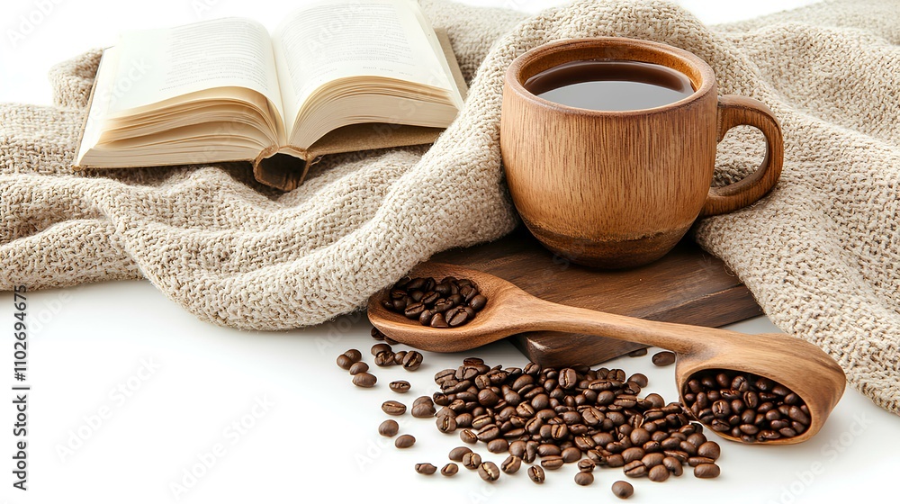 Cozy Coffee and Open Book Cozy Coffee and Open Book