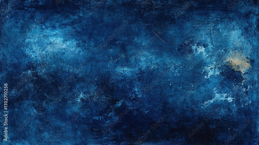 Obraz premium Deep Blue Abstract Background with Textured Surface and Color Variations