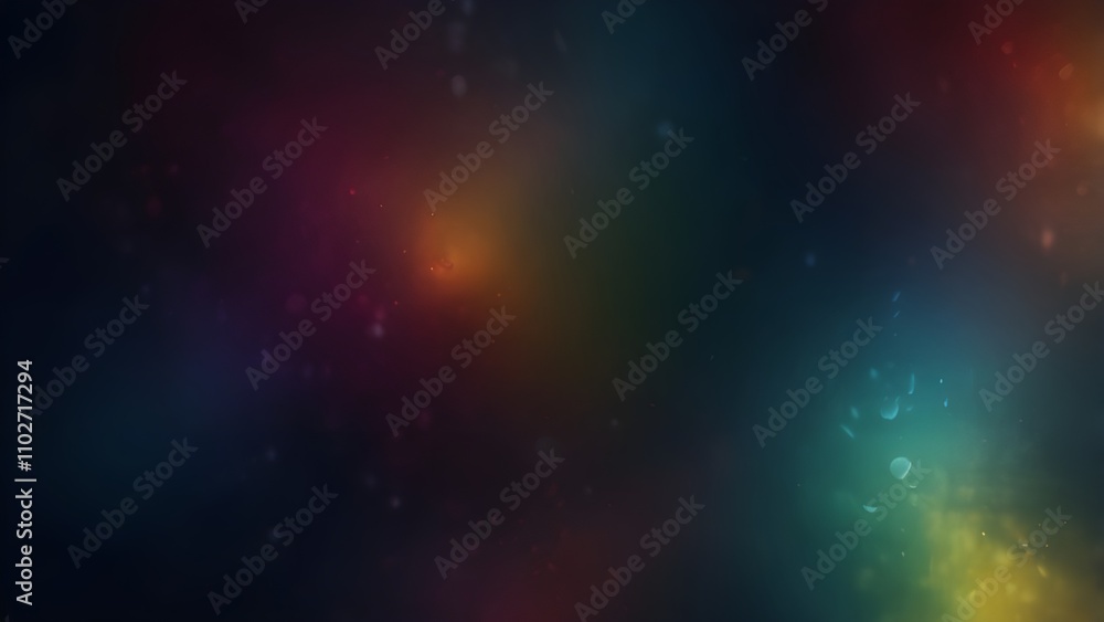 Blur abstract defocused background dark tone multicolor light Generative AI Blur abstract defocused background dark tone multicolor light Generative AI