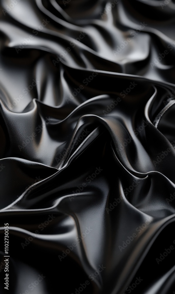 Fototapeta premium Generating a smooth sheet of liquid rubber for various applications and projects