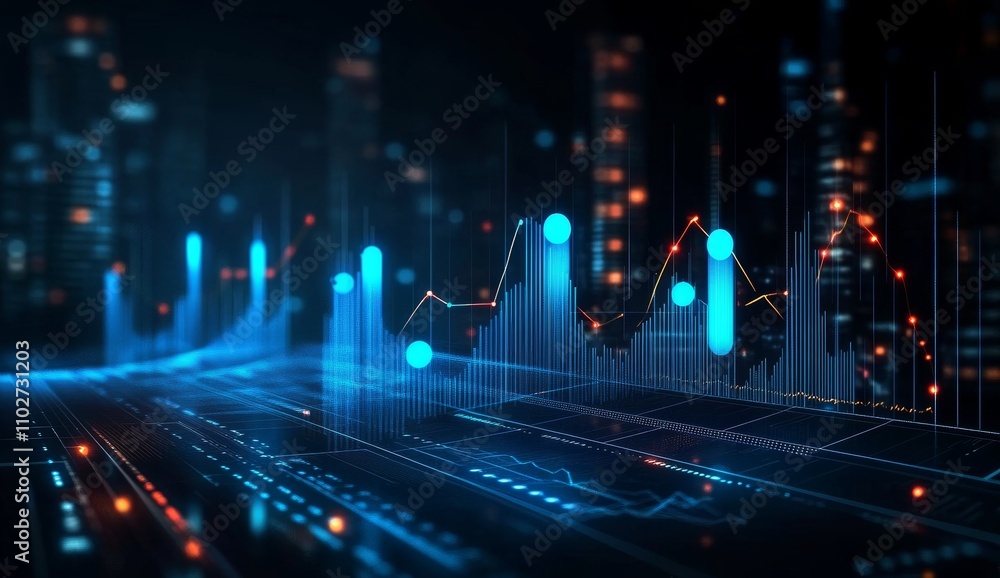 Financial Growth Chart Stock Market Data Trading Analysis Cryptocurrency Forex Investment Business Economics Financial Growth Chart Stock Market Data Trading Analysis Cryptocurrency Forex Investment Business Economics