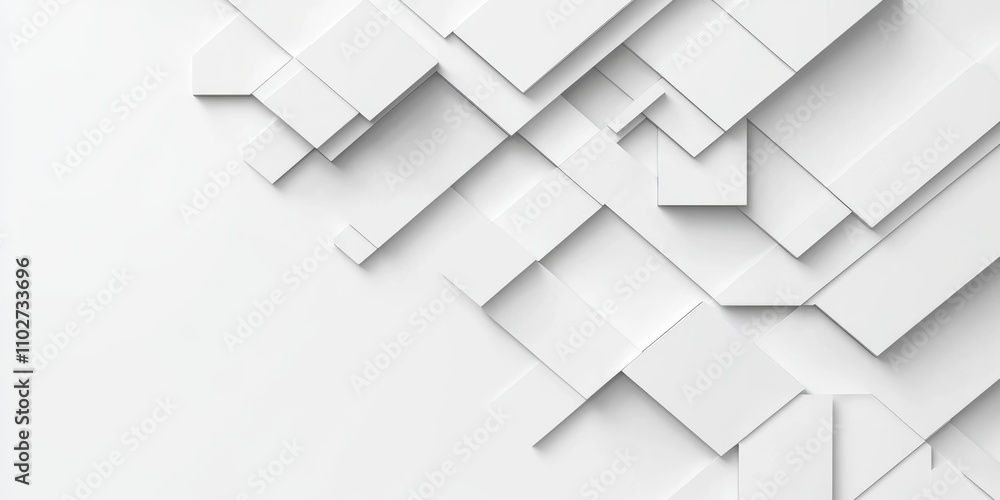 Minimalist abstract design with geometric shapes and overlapping squares on a white background Minimalist abstract design with geometric shapes and overlapping squares on a white background
