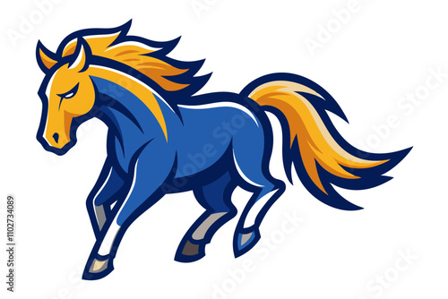 Horse Mascot Vector Illustration for Branding and Design