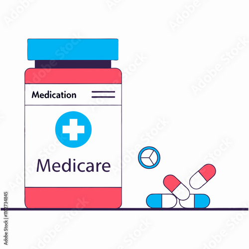 Medicare Hospital Roundish Flat