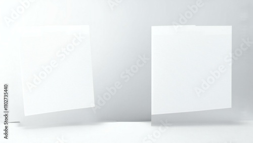 Wallpaper Mural blank white book on white Torontodigital.ca