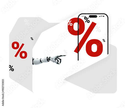 robotic robot arm and hand,...