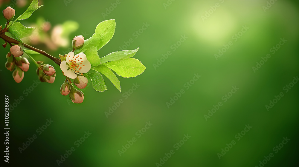 New flower buds in a garden, symbolize the start of new life, growth, and the rejuvenation of nature. New flower buds in a garden, symbolize the start of new life, growth, and the rejuvenation of nature.