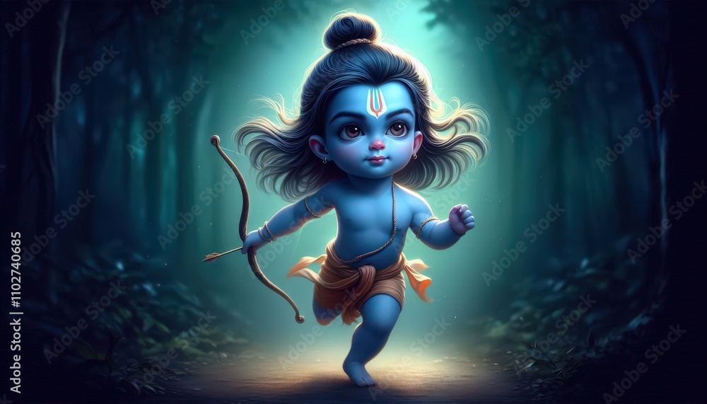 Fototapeta premium Cute Lord ram