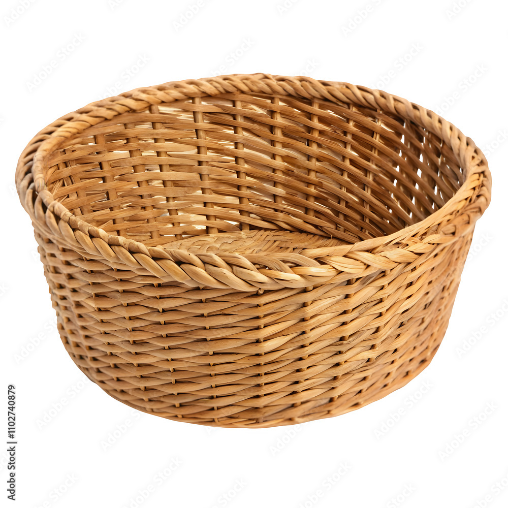 Create a high quality Handmade basket the old fashioned on transparent background Create a high quality Handmade basket the old fashioned on transparent background