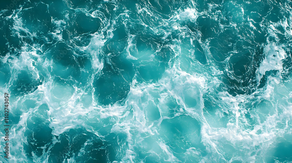 Obraz premium Ocean Waves Background Image