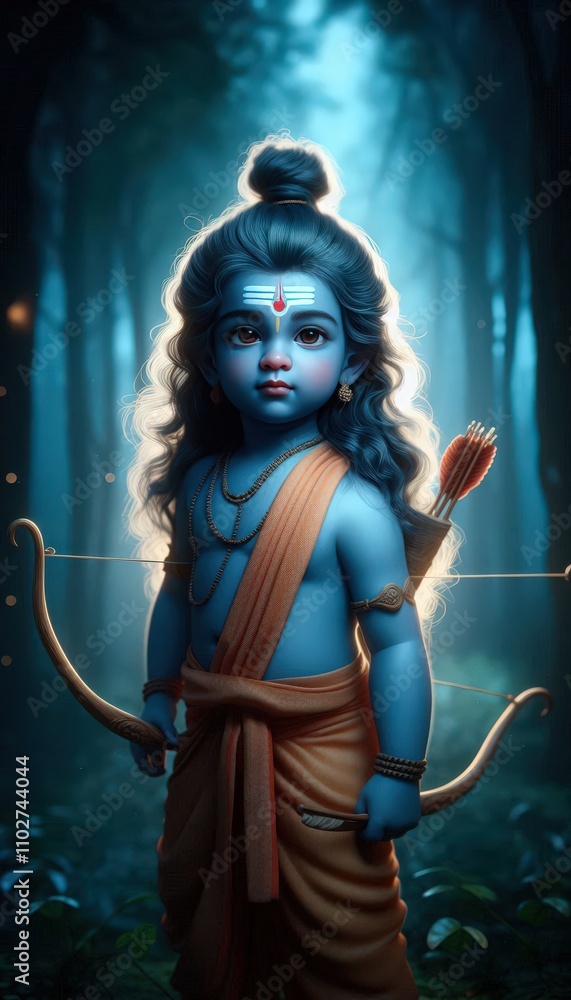 Obraz premium Cute Lord ram