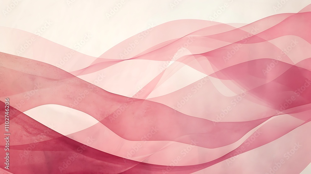Abstract Pink Wave Background Abstract Pink Wave Background