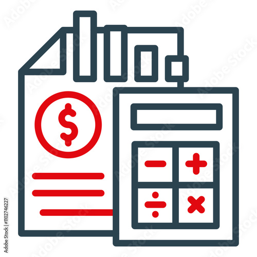 Budget Deficit Icon