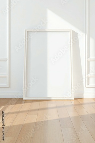 empty white room with white wall