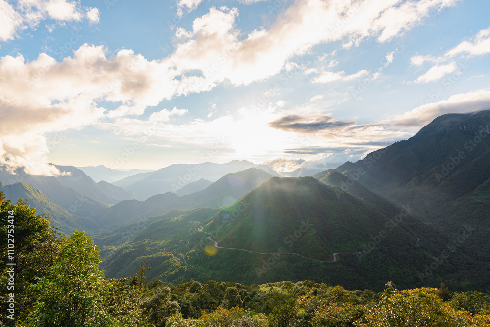 One of the most beautiful mountain passes in Vietnam One of the most beautiful mountain passes in Vietnam