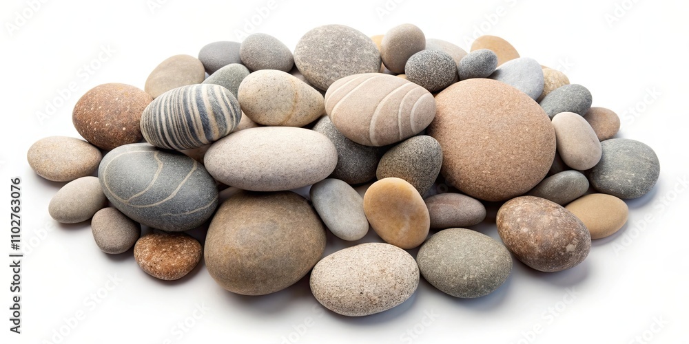 Cluster of smooth rounded pebbles in various sizes, pebbles, cluster, smooth, rounded, various sizes, rocks, stones Cluster of smooth rounded pebbles in various sizes, pebbles, cluster, smooth, rounded, various sizes, rocks, stones