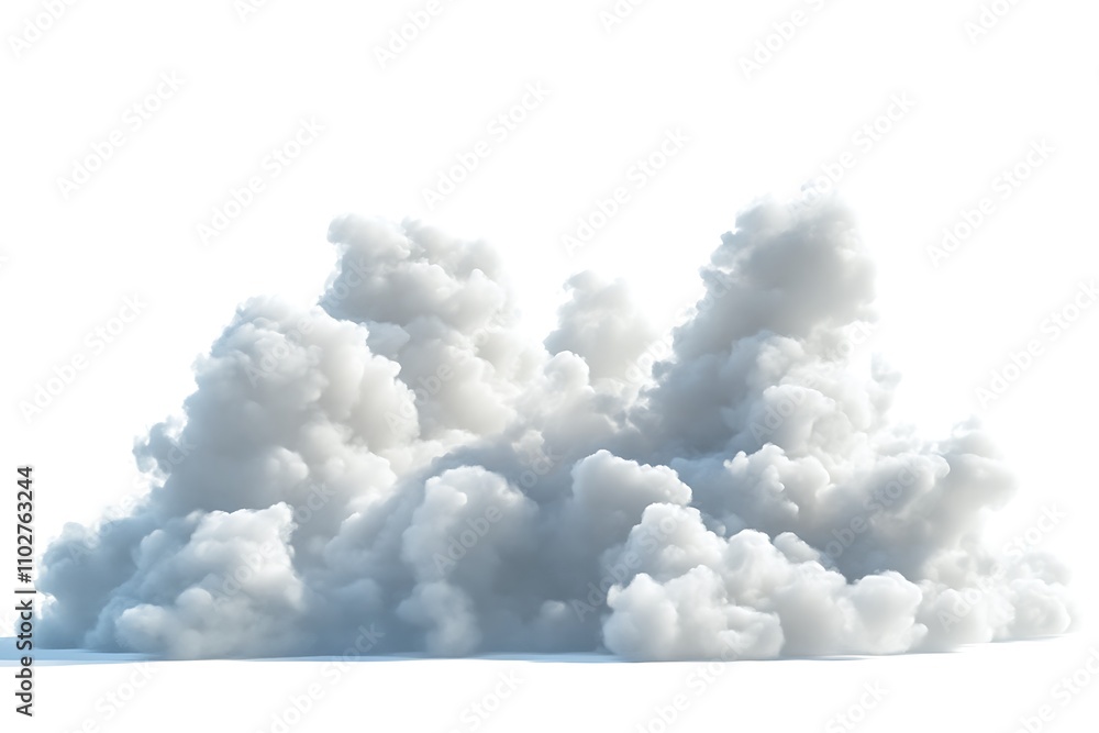 Cloud computing isolated on white background, close up Cloud computing isolated on white background, close up