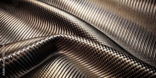 Wallpaper Mural Vintage carbon fiber fabric with intricate patterns and reflective sheen, carbon fiber, vintage, fabric Torontodigital.ca