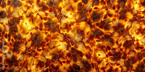 Close up background texture of tortoiseshell pattern in brown and golden hues , tortoise shell, animal print, close up