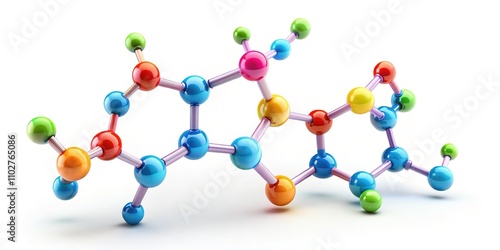 Azelastine's structure is characterized by a piperidine ring, a phenyl ring, and a dihydro-1,4-oxazine ring, all interconnected, making a complex molecular framework.
