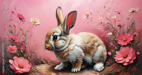 rabbit in the garden