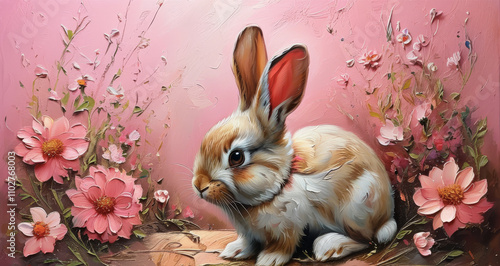 rabbit in the garden