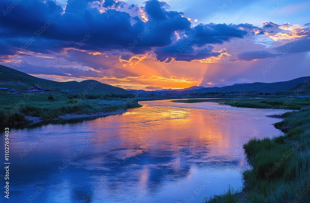 River Sunset River Sunset
