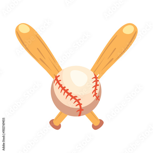 baseball bat and ball