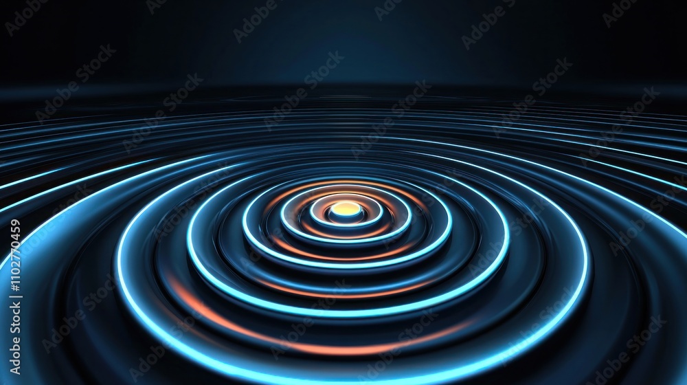 A visual representation of a focus point, with concentric circles converging toward a center point, symbolizing pinpoint accuracy A visual representation of a focus point, with concentric circles converging toward a center point, symbolizing pinpoint accuracy