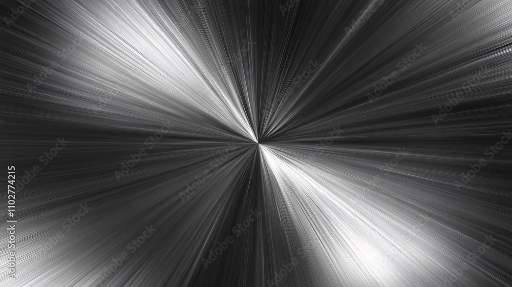 Close-up of brushed steel texture with a reflective surface Close-up of brushed steel texture with a reflective surface