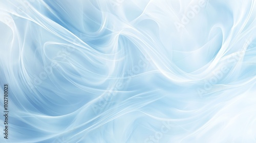 A pastel blue and white background with soft patterns evokes tranquility, perfect for modern art projects.