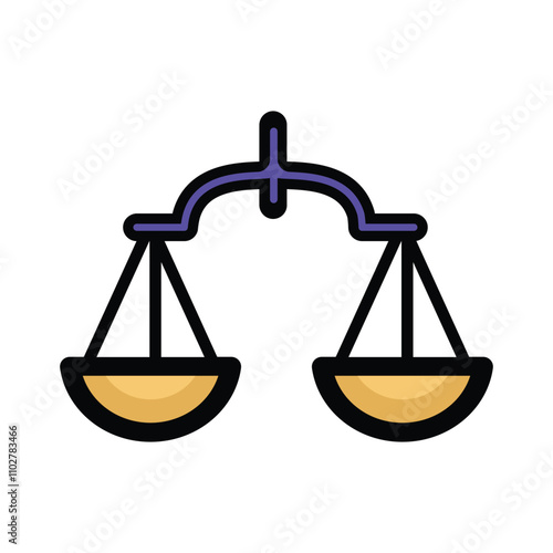 scales of justice, Legal and Royal Power Symbols Vector Design