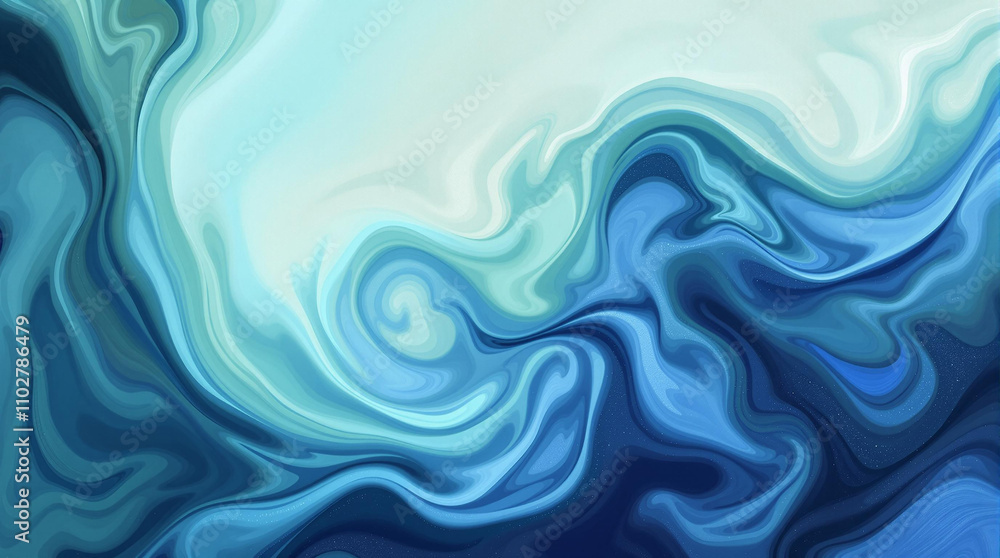 Abstract Blue and Teal Marble Texture Background Abstract Blue and Teal Marble Texture Background