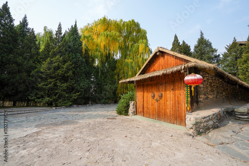 Folk Houses in Taiwan Scenic Area of China Ethnic Museum