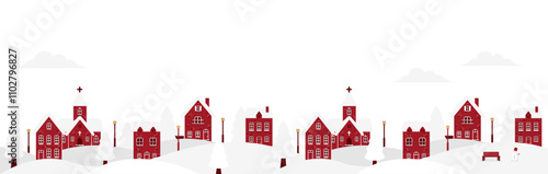 Happy holidays , Merry christmas vector banner  illustration