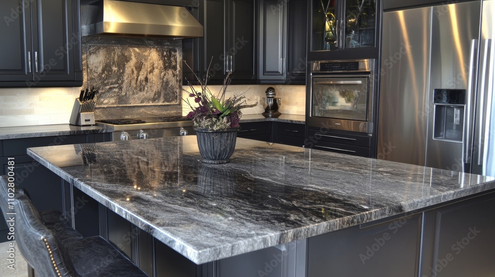 Stunning Modern Kitchen with Granite Counters Stunning Modern Kitchen with Granite Counters