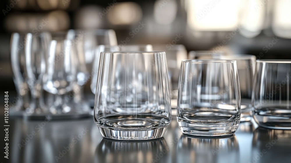 Crystal Clear Glasses: A Still Life Photography Crystal Clear Glasses: A Still Life Photography