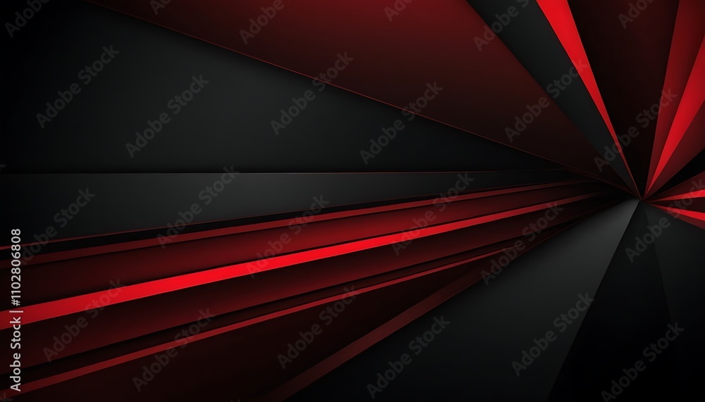 Abstract curved red shape on red background with lighting effect and copy space for text. Luxury design style.3 Abstract curved red shape on red background with lighting effect and copy space for text. Luxury design style.3