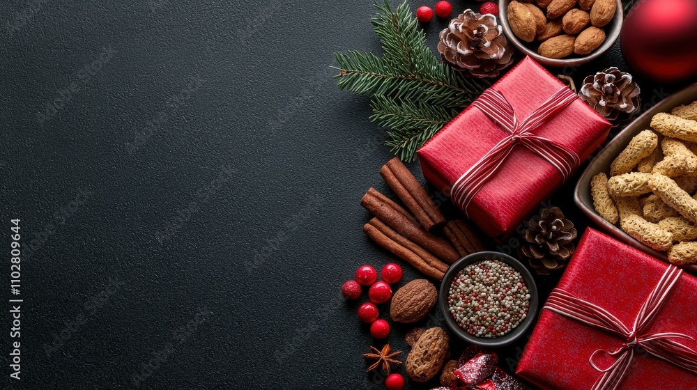 Festive Christmas Tabletop Gifts Treats Spices Decorations Festive Christmas Tabletop Gifts Treats Spices Decorations