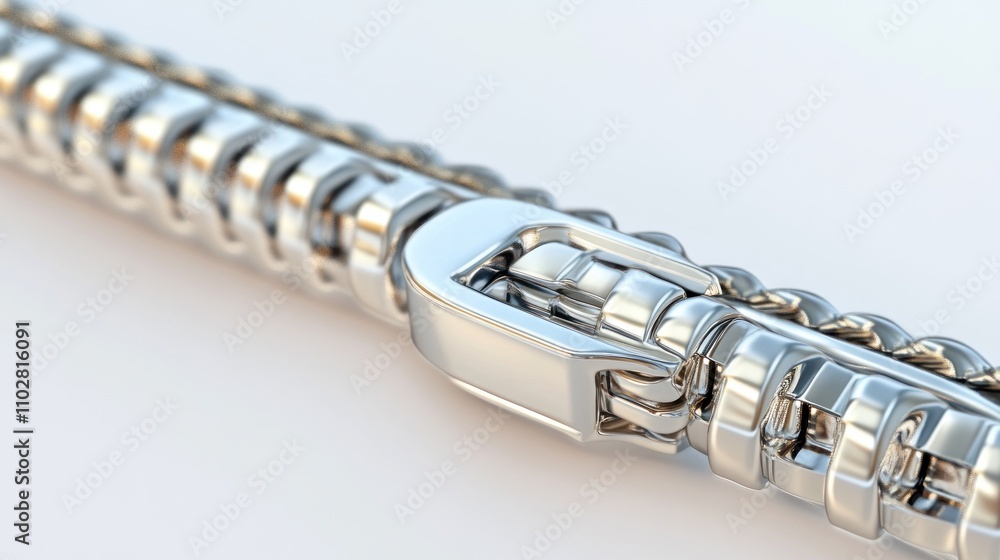 Close-up of a metallic zipper showcasing its teeth and slider mechanism. Close-up of a metallic zipper showcasing its teeth and slider mechanism.