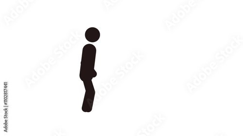 歩く人のピクトグラム