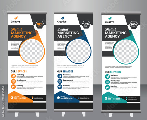 Digital Marketing Agency Roll Up Banner Design