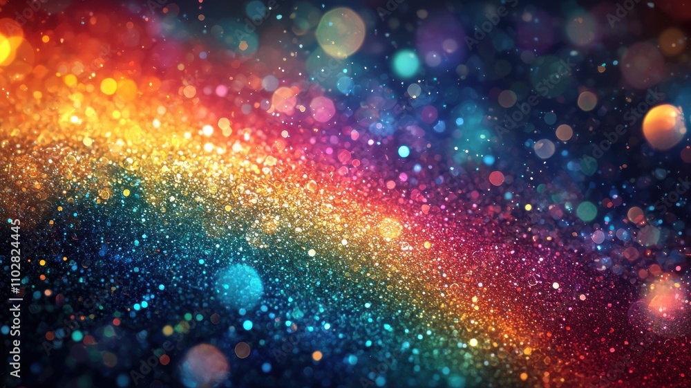 Art Effect Bokeh Style, A vibrant abstract rainbow background featuring a rainbow spectrum with sparkling bokeh effects, blending colors and light for a stunning visual experience. Art Effect Bokeh Style, A vibrant abstract rainbow background featuring a rainbow spectrum with sparkling bokeh effects, blending colors and light for a stunning visual experience.